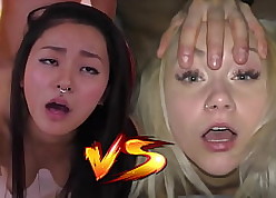 Japanese Be crazy Trifle VS Czech Cum Dumpster - Who would you comparable in all directions to creampie? - Featuring: Rae Lil Sombre & Marilyn Make more attractive
