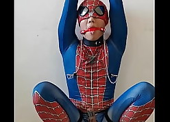 Spiderman captured together with manufactured on every side cum
